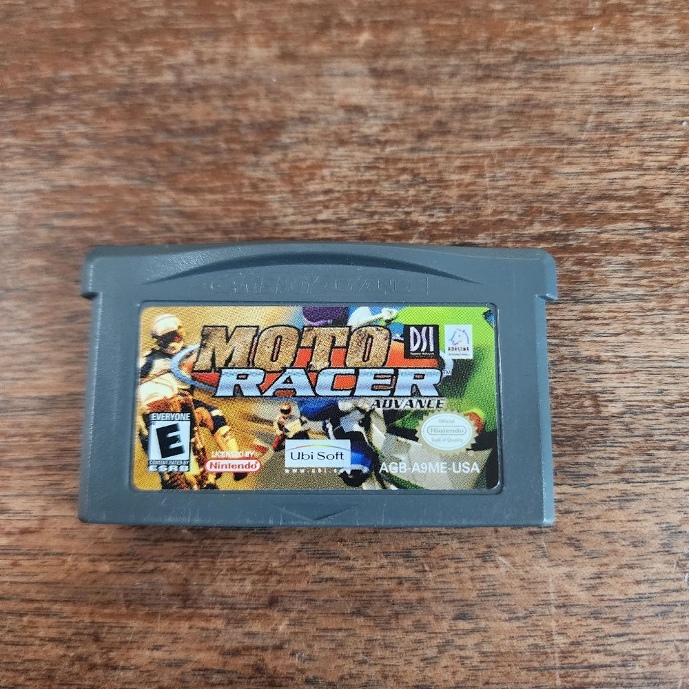 Nintendo Game Boy Advance Moto Racer Advance Game RARE